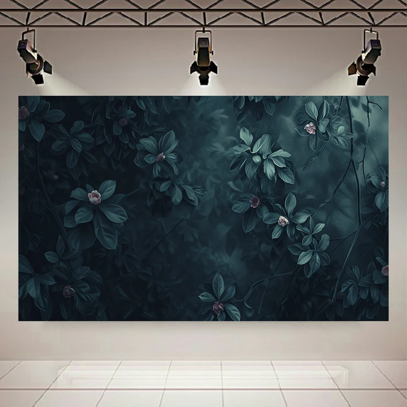 پوستر طرح مخمل گیاه مدل دارک کد AR304747