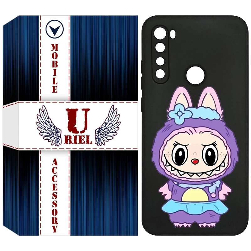 کاور یوریل قاب مدل KSH کد 141 طرح عروسک لبوبو مناسب برای گوشی موبایل شیائومی Redmi Note 8