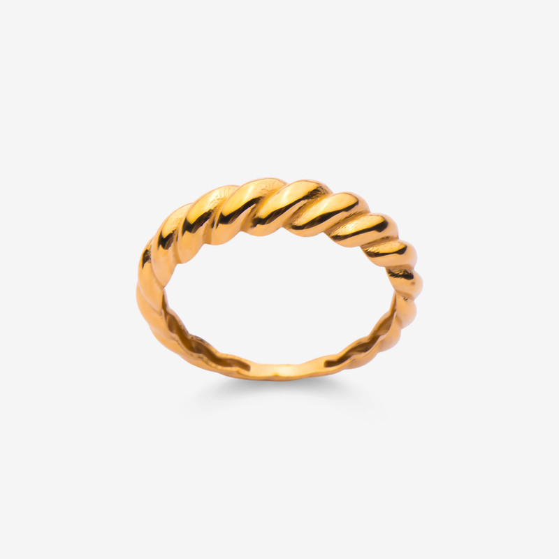 انگشتر طلا 18 عیار زنانه میو گلد مدل R779 سایز 56