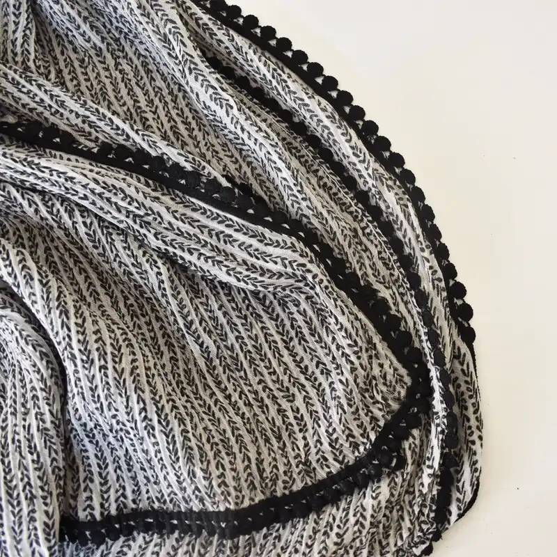 شال زنانه مدل گندمی دور سکه‌ای کد 01