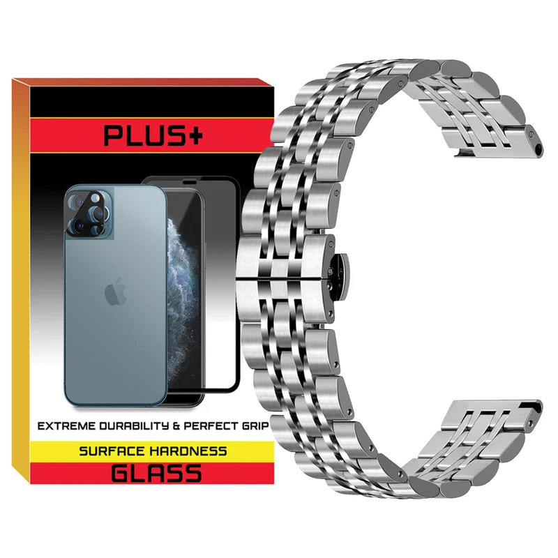 بند پلاس مدل 7Row PL مناسب برای ساعت هوشمند سامسونگ Galaxy Watch FE