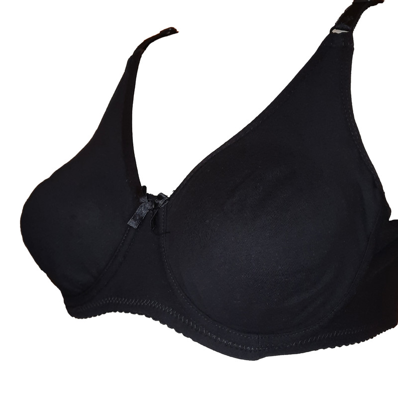 سوتین زنانه مدل پرسی فنردار 220 رنگ مشکی