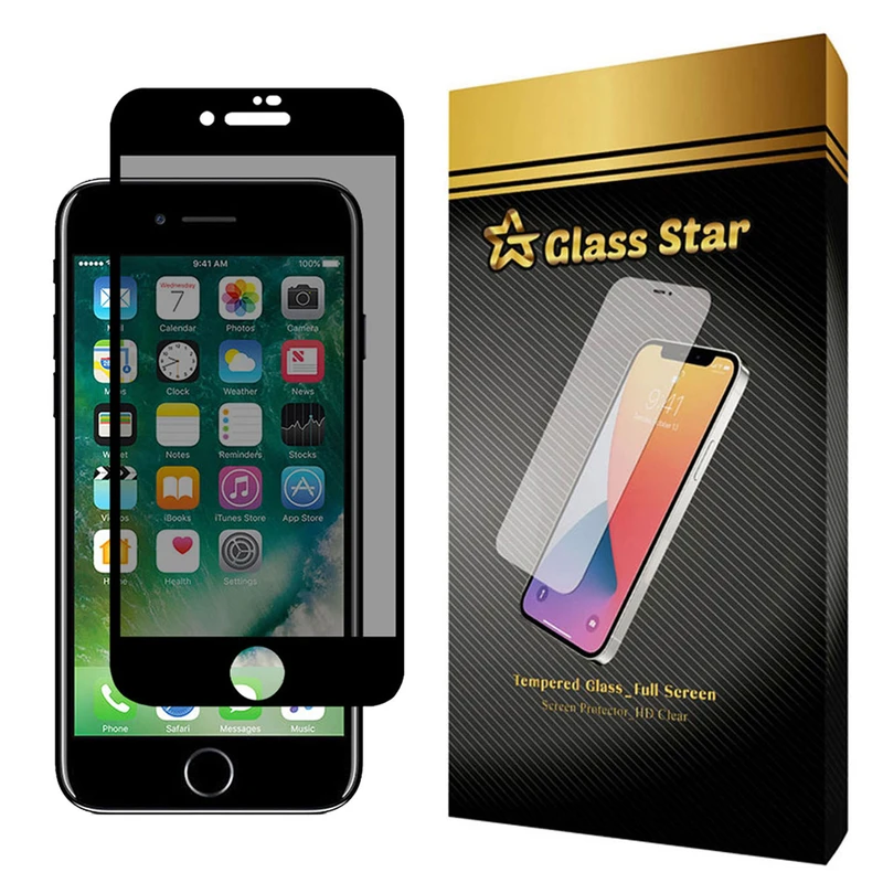  محافظ صفحه نمایش حریم شخصی گلس استار مدل PFGA-Glass مناسب برای گوشی موبایل اپل iPhone 7 Plus