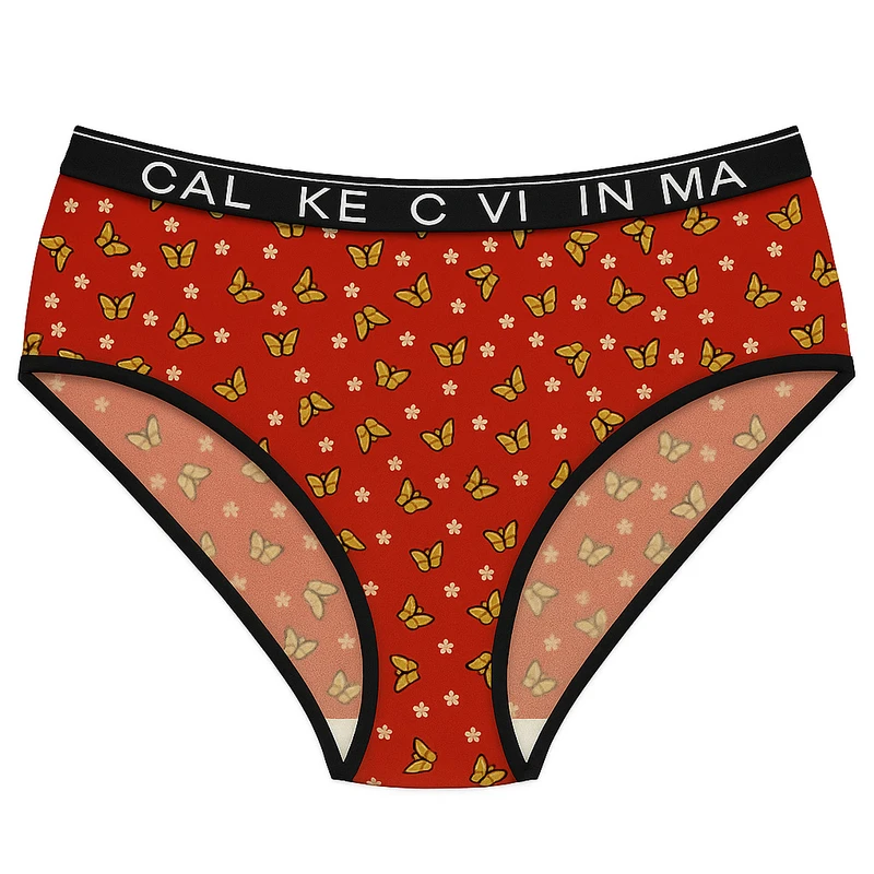 شورت زنانه ماییلدا طرح پروانه کد 5555 