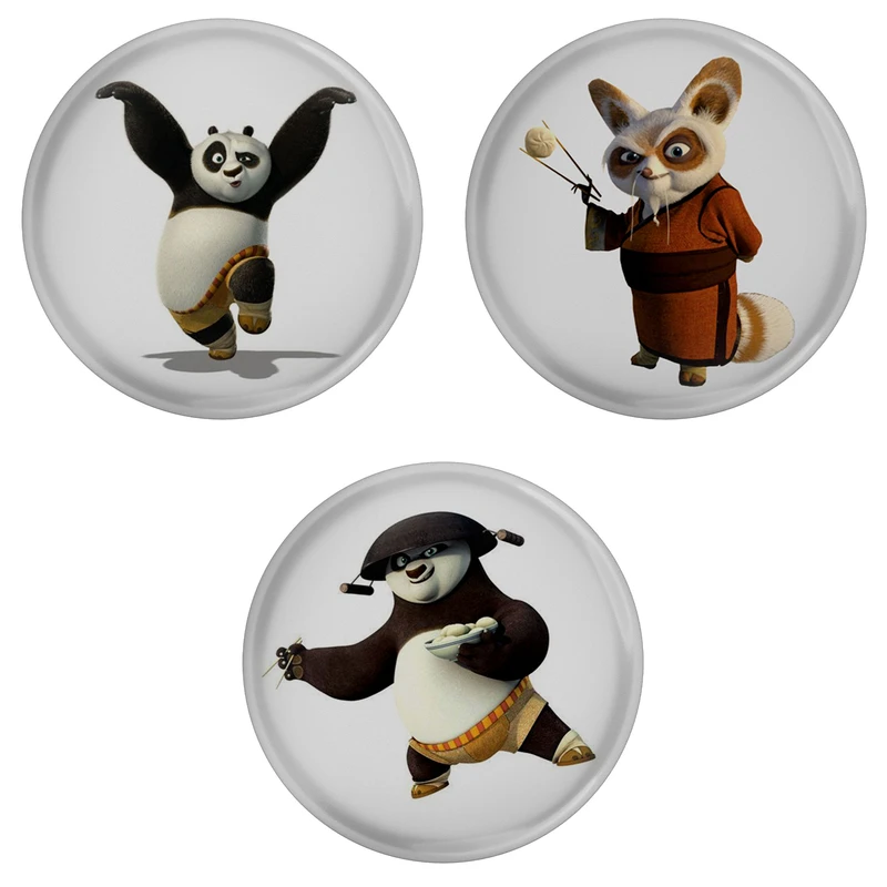 پیکسل مدل S3-3 انیمیشن پاندا کونگ فوکار مجموعه 3 عددی