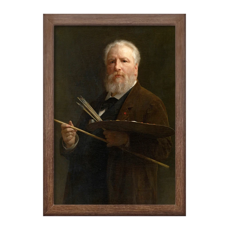 تابلو خندالو طرح سلف پرتره ویلیام بوگرو کد F12499