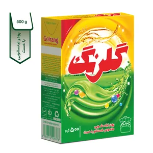 پودر لباسشویی با دست گلرنگ مدل Green حجم 500 گرم