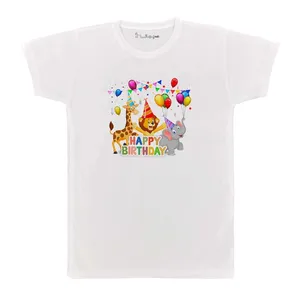 تی شرت بچگانه پرمانه طرح حیوانات بامزه کد pmt.6027