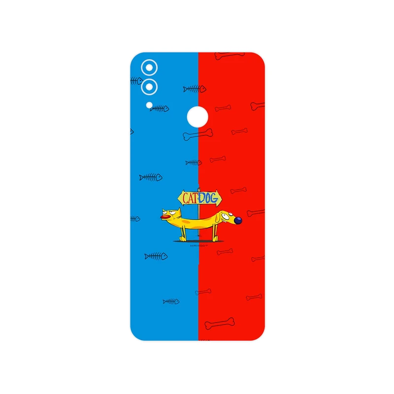 برچسب پوششی ماهوت مدل CatDog مناسب برای گوشی موبایل آنر 8C