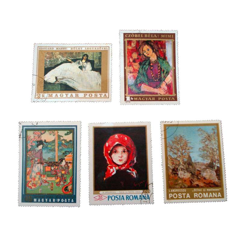 تمبر یادگاری مدل طبیعت کد bc-1447 مجموعه 5 عددی