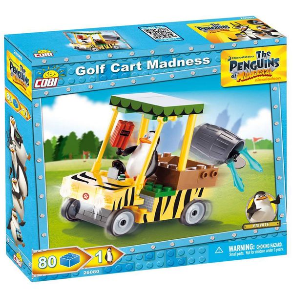 لگو کوبی مدل Penguins Golf Cart Madness لگو کوبی مدل Penguins Golf Cart Madness
