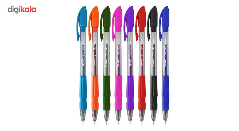 خودکار پنتر مدل semi gel بسته 8 عددی کد 6271 سایز 0.7