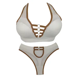 ست شورت و نیم تنه زنانه مدل  هانا رنگ سفید 