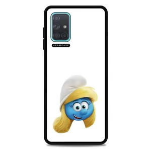 AKAM AMC-WSGA71-SMURFS-11 Cover For Samsung Galaxy A71