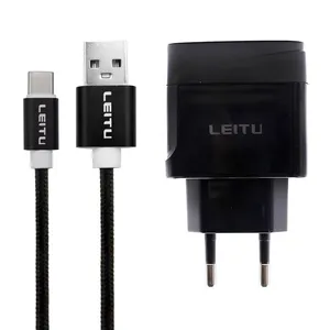 شارژر دیواری لیتو مدل LH - 8 به همراه کابل تبدیل USB-C