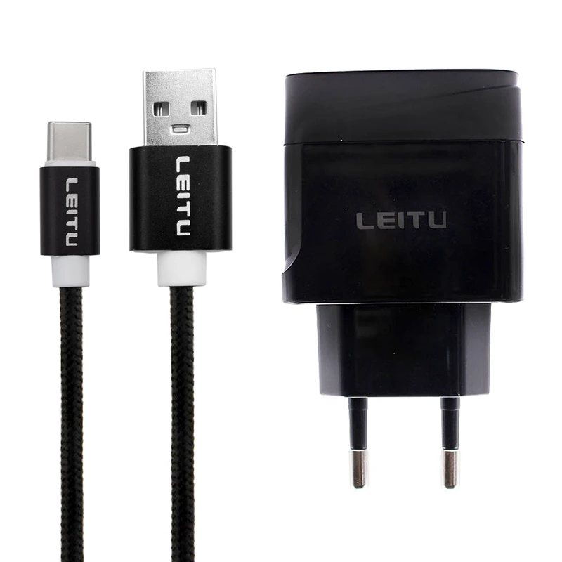 شارژر دیواری لیتو مدل LH - 8 به همراه کابل تبدیل USB-C