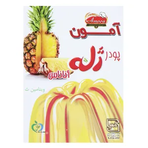 پودر ژله آناناس آمون مقدار 100 گرم