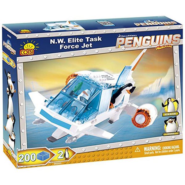 لگو کوبی مدل Penguins N.W. Elite Task Force Jet لگو کوبی مدل Penguins N.W. Elite Task Force Jet