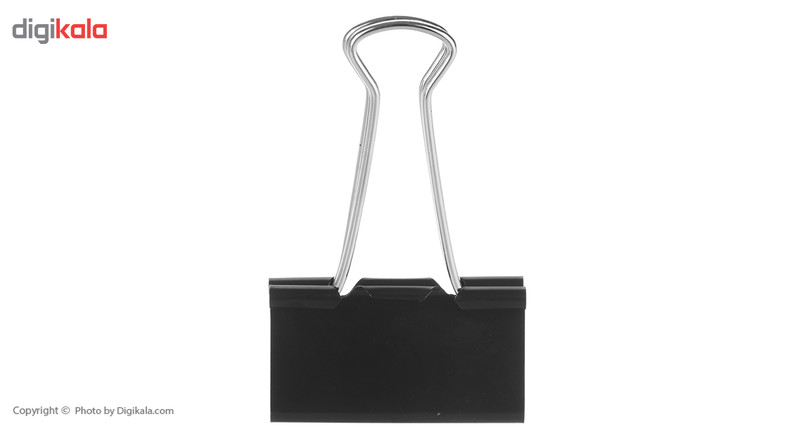 گیره کاغذ دلی مدل E38561 سایز 51 میلی متر - بسته 12 عددی