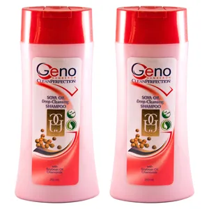 شامپو کاهش دهنده چربی گنو گمبرون مدل Soya Oil حجم 250 میلی‌لیتر بسته 2 عددی