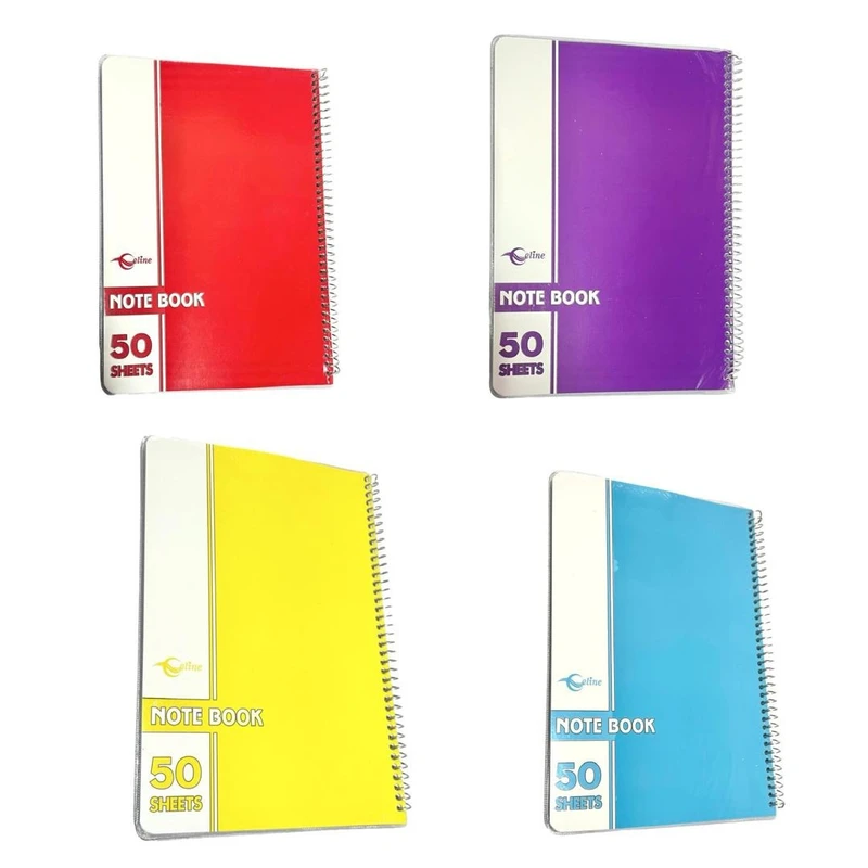 دفتر مشق 50 برگ سلین مدل C-47 بسته 4 عددی