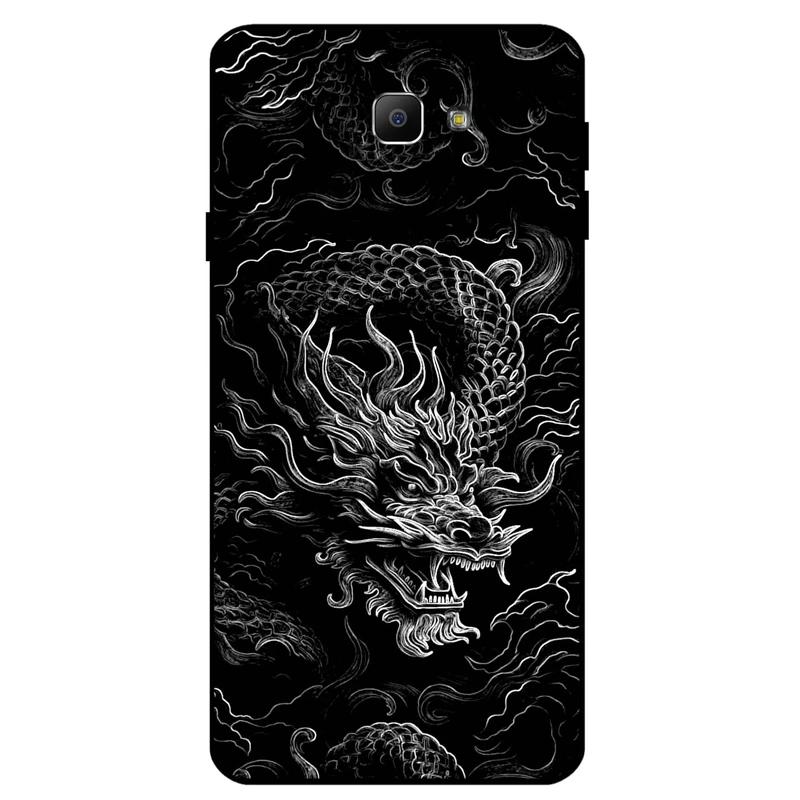 کاور مگافون طرح اژدها مدل 1897 مناسب برای گوشی موبایل سامسونگ Galaxy J5 Prime         