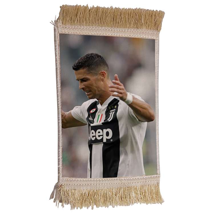 فرش ماشینی دیوارکوب مدل رونالدو کد 497