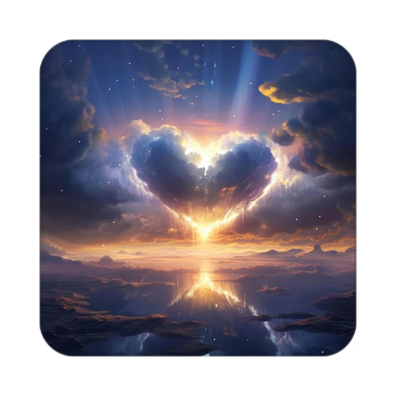 زیر لیوانی کاکتی مدل عاشقانه کد mp13910