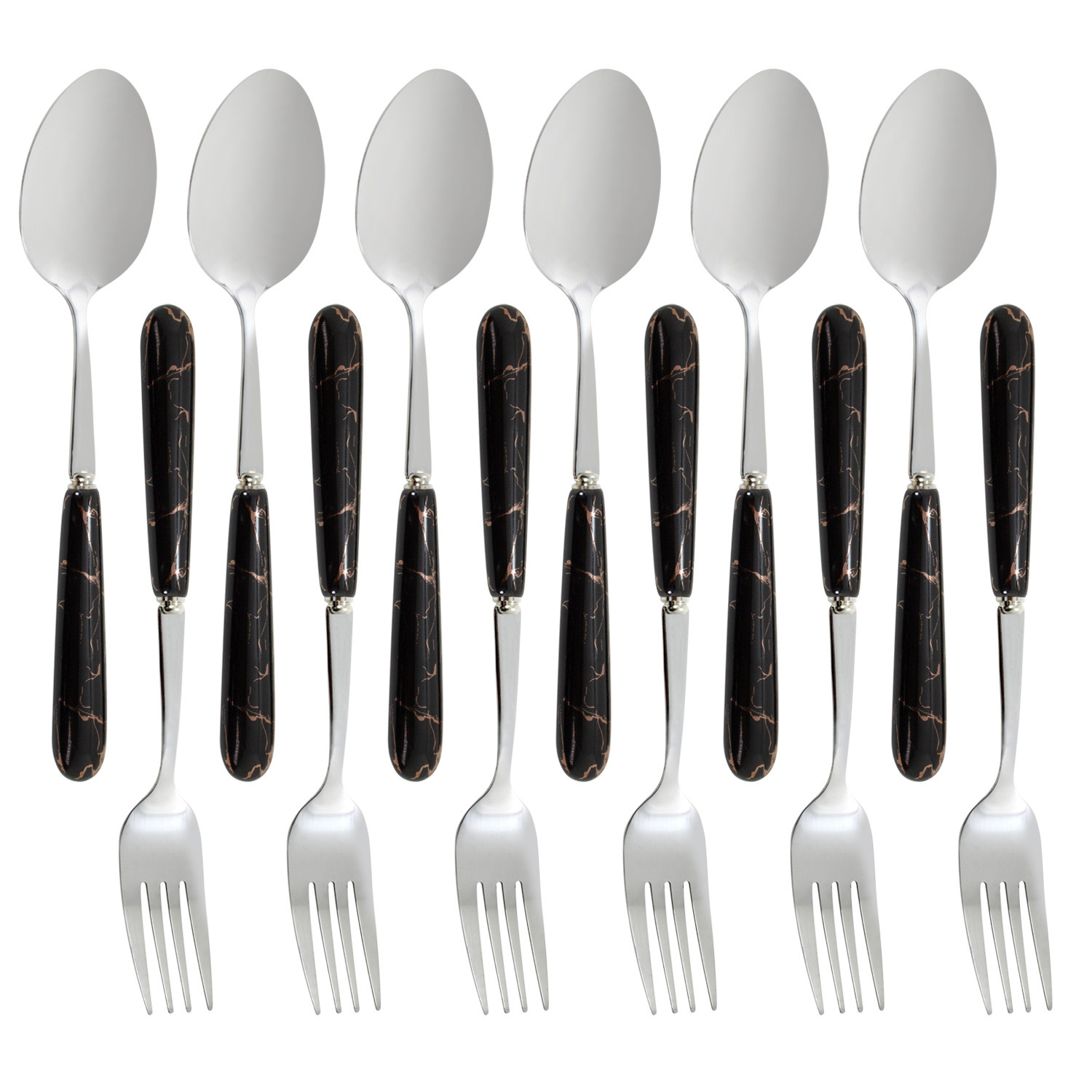 ست قاشق چنگال 12 پارچه مدل SEM041 ست قاشق چنگال 12 پارچه مدل SEM041