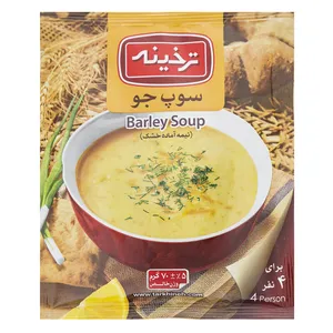 سوپ جو ترخینه مقدار 70 گرم