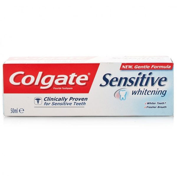 خمیر دندان کلگیت مدل Sensitive Whitening برای دندانهای حساس حجم 75 میلی لیتر خمیر دندان کلگیت مدل Sensitive Whitening برای دندانهای حساس حجم 75 میلی لیتر
