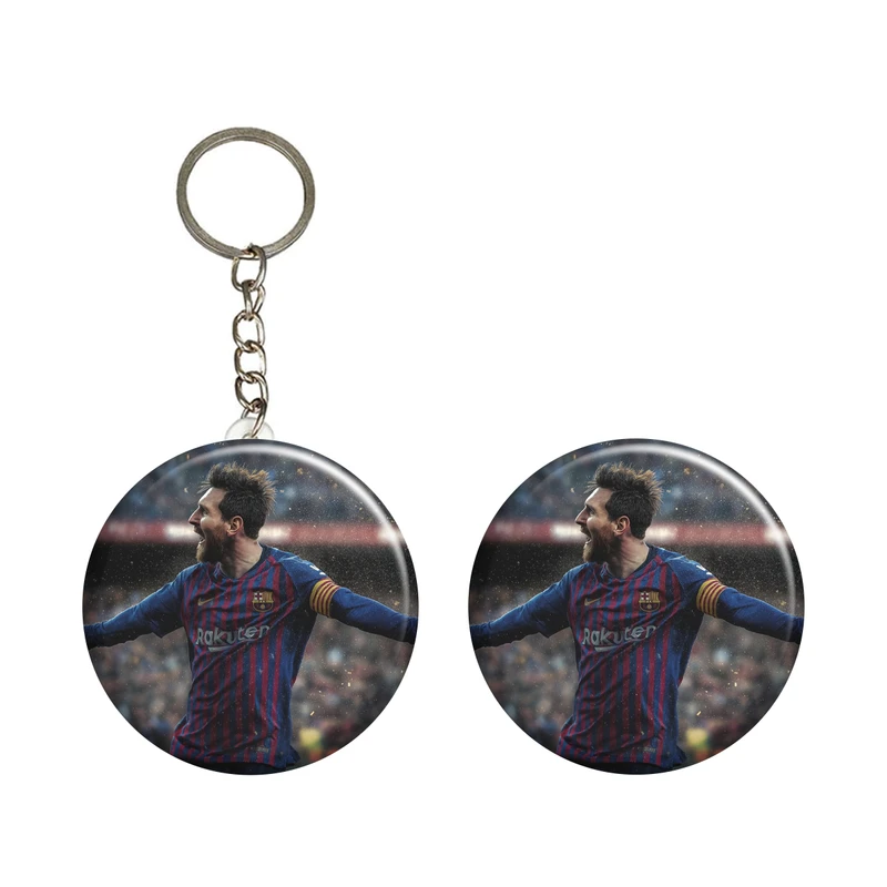 پیکسل ابیگل طرح لیونل مسی بارسلونا آرژانتین کد 077 به همراه جاکلیدی