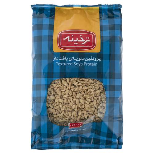 پروتئین سویای بافت دار ترخینه مقدار 300گرم