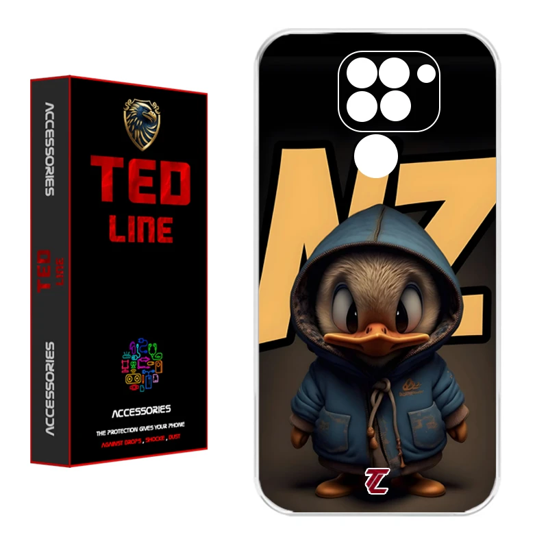 کاور تد لاین طرح اردک کد 1120 مناسب برای گوشی موبایل شیائومی Redmi Note 9