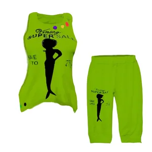 ست تاپ و شلوارک زنانه مدل Mermaid