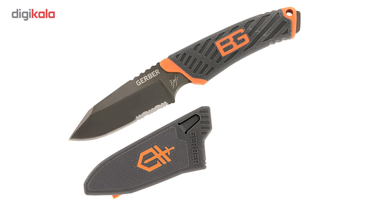 چاقو سفری گربر مدل BEAR GRYLLS COMPACT FIXED BLADE