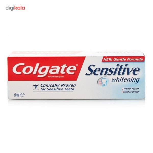 خمیر دندان کلگیت مدل Sensitive Whitening برای دندانهای حساس حجم 75 میلی لیتر خمیر دندان کلگیت مدل Sensitive Whitening برای دندانهای حساس حجم 75 میلی لیتر