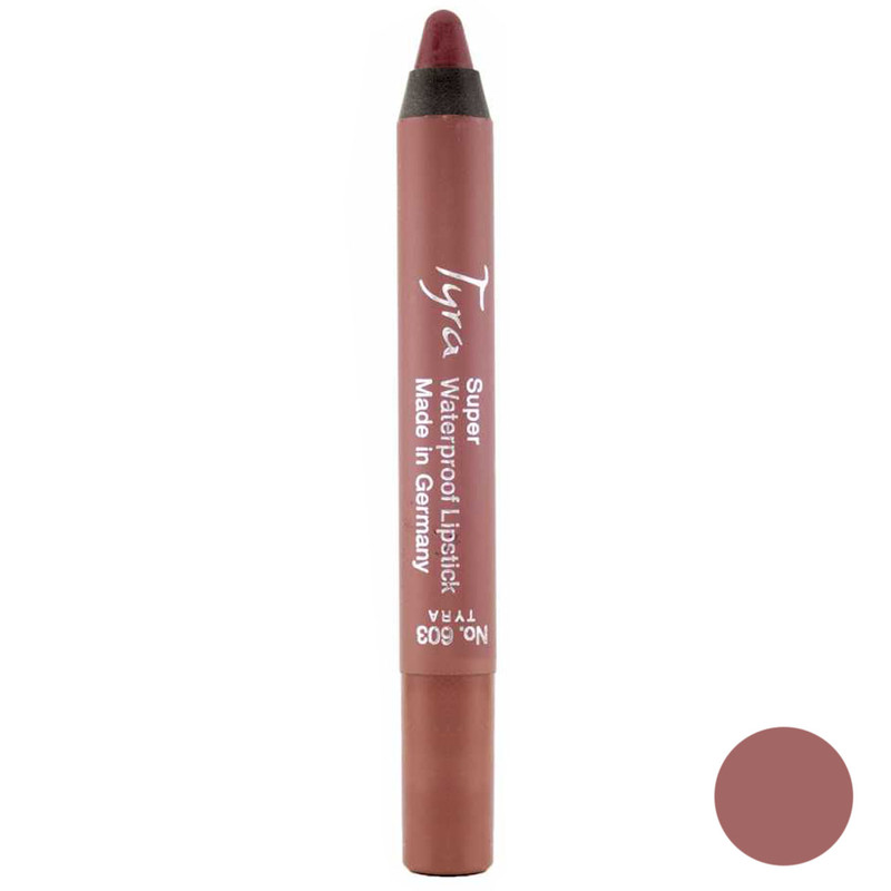 رژ لب مدادی تایرا مدل Super Waterproof شماره 603 رژ لب مدادی تایرا مدل Super Waterproof شماره 603