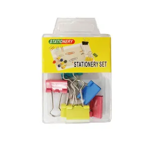 گیره کاغذ مدل رنگین کمان مجموعه 6 عددی