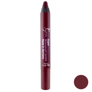 رژ لب مدادی تایرا مدل Super Waterproof شماره 611