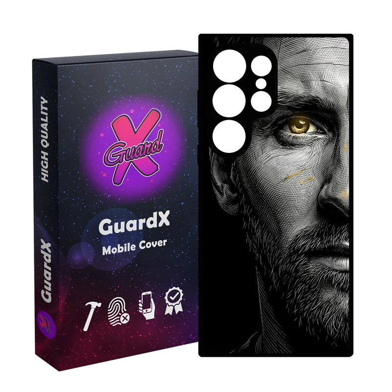 کاور گارد ایکس طرح لیونل مسی مدل 10997 مناسب برای گوشی موبایل سامسونگ Galaxy S25 Ultra