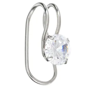 پیرسینگ گوش استیل مارنا گالری مدل S-Diamond