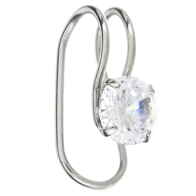 پیرسینگ گوش استیل مارنا گالری مدل S-Diamond
