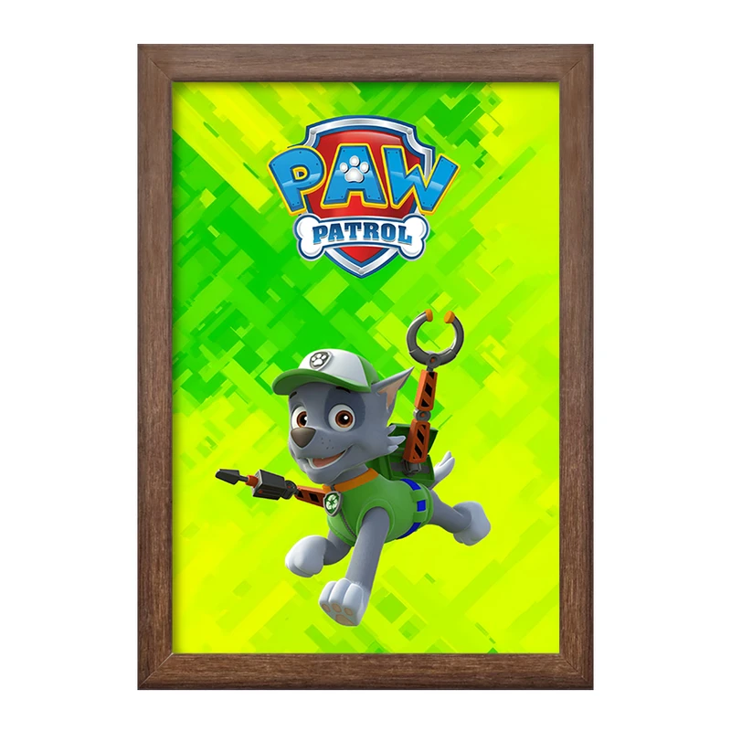 تابلو خندالو طرح راکی سگ های نگهبان کد F11016