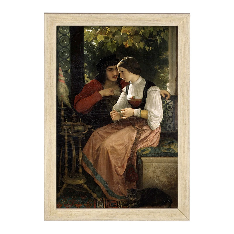 تابلو خندالو مدل نقاشی پیشنهاد اثر ویلیام بوگرو کد F12513