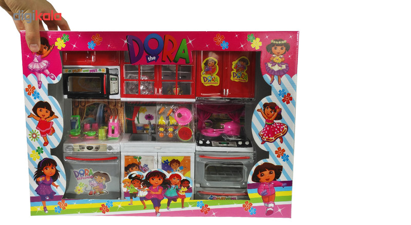 ست آشپزخانه اسباب بازی مدل دورا Ak345