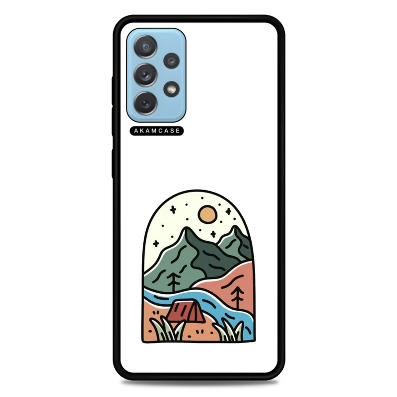کاور آکام مدل AMC-WSGA72-MOUNTAINS-19 مناسب برای گوشی موبایل سامسونگ Galaxy A72