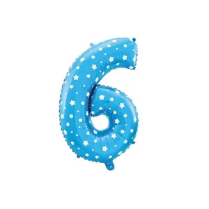 بادکنک فویلی مدل Six سایز 120