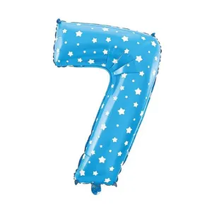 بادکنک فویلی مدل Seven سایز 120