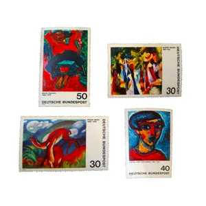 تمبر یادگاری طرح هنری کد ho-800 مجموعه 4 عددی